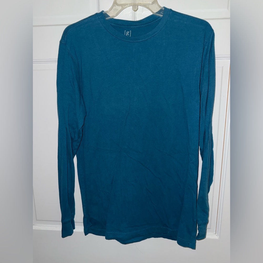 George Men's Deep turquoise Long Sleeve Tee